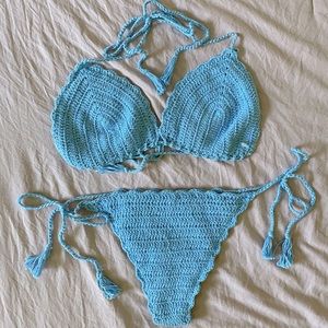 Crochet Cheeky Bikini Set